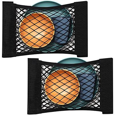 TOBWOLF 2PCS 25x40cm / 9.8x15.7in Universal Mesh Cargo Net with Tape  Stickers, RV Storage Mesh