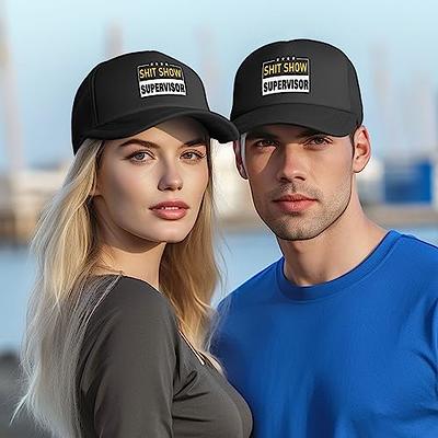 Shit Show Supervisor Funny Trucker Hat Men Mesh Baseball Cap