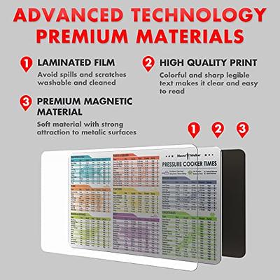 Instant Pot Magnetic Cheat Sheet (1 Set of 3 Pcs) - Instant Pot  Accessories, Pressure Cooker Cooking Times Chart, Quick Reference Guide  Kitchen Set with Dry Erase Fridge Whiteboard, White - Yahoo Shopping