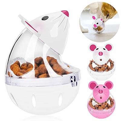 Cat Food Feeders Balls Interactive Fun Bowl Pet Toy Tumbler Kitten