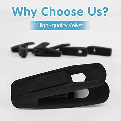 ZOBER Premium Velvet Skirt Hangers (20 Pack) Non Slip Velvet