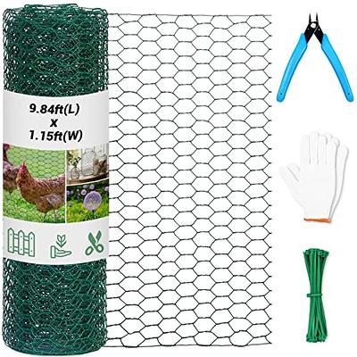 Galvanized Poultry Net Metal Mesh Fencing Chicken Wire 2 Holes