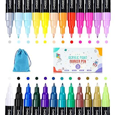 1set AIHAO Graffiti Office Accessories Posca Markers Cheap Full Pack Bright  Colors and Quick-drying Ink Art Supplies School Pen