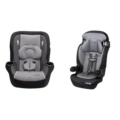 Safety 1st Grand 2-in-1 Booster Car Seat, Forward-Facing with Harness,  30-65 pounds and Belt-Positioning Booster, 40-120 pounds, Black Sparrow