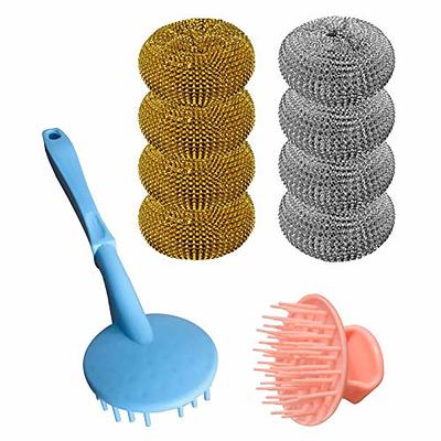 SUBEKYU Dish Brush with Handle, Natural Bamboo Dish Scrubber Brush, Kitchen Dishwashing  Brush for Cleaning Dishes/Pans/Pots/Sinks, Built-in Scraper, Sisal  Bristles, 1P - Yahoo Shopping