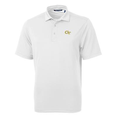 Men's adidas #21 White Georgia Tech Yellow Jackets Button-Up