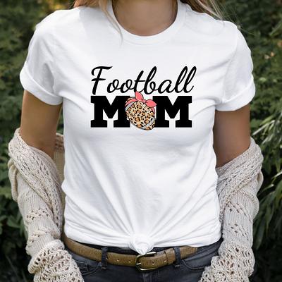 Game Day Football Shirt for Women Football Mom Tshirt Funny Short