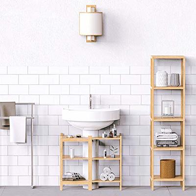 Bamboo Corner Shelf - 3 Tier  Shelves, Corner shower, Corner shower caddy