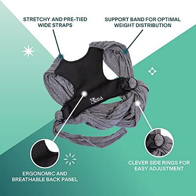 Koala Babycare Baby Carrier Wrap, Easy to Wear As a T-Shirt - Baby