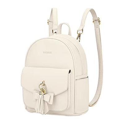  FADEON Laptop Backpack Purse for Women Large Designer PU  Leather Laptop Bag, Ladies Computer Shoulder Bags : Electronics