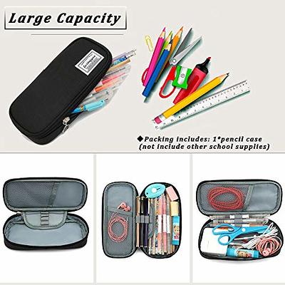 Colored Pencil Case- 200 Slots Empty Pencil Holder Pen Bag Large