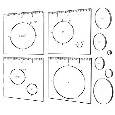 inBovoga 3 Pcs Butterfly Inlay Template Router Templates for Woodworking, Router  Jig Templates Decorative