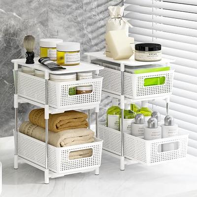 REALINN Under Sink Organizers and Storage, Pull Out Kitchen Under Sink  Storage Rack, Bathroom Cabinet Organizer Baskets - Yahoo Shopping