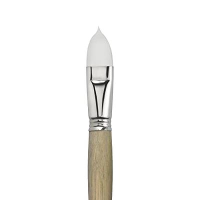 Escoda Perla Series 2632 Artist Oil & Acrylic Long Handle Paint Brush, Synthetic  White Toray Filament, Filbert, Size 24 - Yahoo Shopping