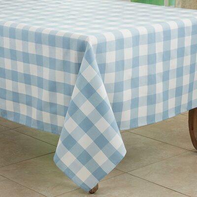 Simple Modern Colorful Checkered Encrypted Satin Tablecloth