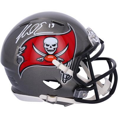 Tom Brady Tampa Bay Buccaneers & New England Patriots Autographed Half Riddell Speed Authentic Helmet - Signature on Side