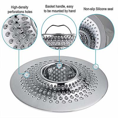 Drain Hair Catcher Tub Drain Protector Strainer, Bathtub Shower Drain Hair  Trap/Stopper, Tub Drain Hair