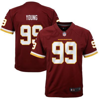 Toddler Nike Chase Young Burgundy Washington Football Team Game Jersey Size: 2T