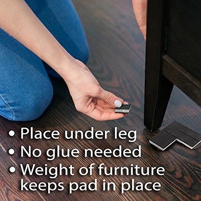 SlipToGrip Non Slip Furniture Pad Grippers - Stops Slide - Multi Size (8  Pads) - Make 4, 1, 2, etc.- Pre-Scored Multiple Sizes - 3/8 Felt Core - Anti  Slip - No Nails, No Glue. 