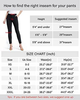 Bamans Women's Straight Leg Dress Pants with Pockets Business Casual Trousers  for Work (29Black, Small) : : Clothing, Shoes & Accessories