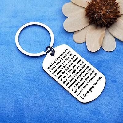 VANLOVEMAC Couples Gifts Cute Keychain for Boyfriend Girlfriend Best Friend Christmas Valentines Day Matching Couple Stuff for Wife Husband Him Her Cat Lover