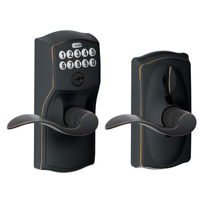 Schlage Satin Nickel Steel Electronic Keypad Entry Lock - Ace Hardware