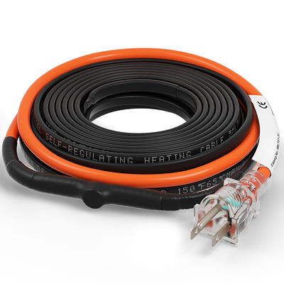 VEVOR Pipe Heating Cable, 9 Feet Water Line Heat Tape with Built