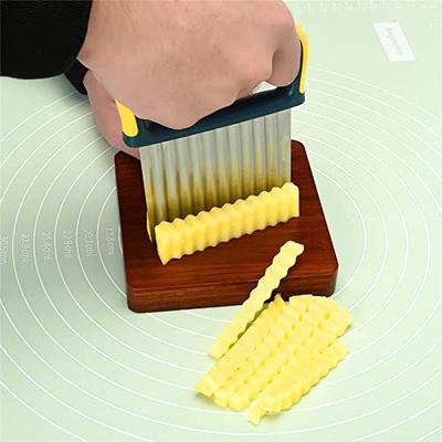 Crinkle Cutting French Fry Slicer