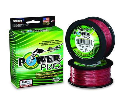 PowerPro Braided Spectra Fiber Fishing Line Vermilion Red 40LB 100 Yds -  Yahoo Shopping