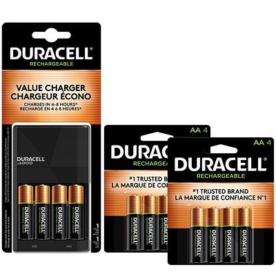  Duracell Rechargeable AA Batteries, 4 Count Pack