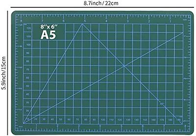 Rdutuok Rotary Cutter Set 45mm Fabric Cutter Set Quilting Kit, 5  Replacement Blades, A3 Cutting Mat(18X12), Acrylic Ruler,Sewing Pins,Craft  Knife and Craft Clips for Sewing and Crafting (Purple) - Yahoo Shopping