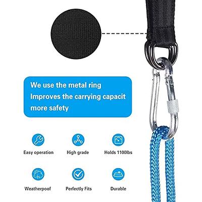 ROPECUBE 2 PCS Tree Swing Straps Tree Swing Hanging Kit Maximum Load  Capacity is 2200 pounds with Two Heavy Duty Carabiners (Stainless Steel)  for Swing Seat, Plank, Camping Hammock - Yahoo Shopping