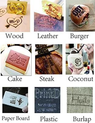 Custom Cake stamp Personalized leather wood food cake iron bread