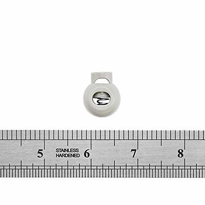 DYZD Single Hole Cord Lock Plastic Spring Toggle Stopper Cord Rope