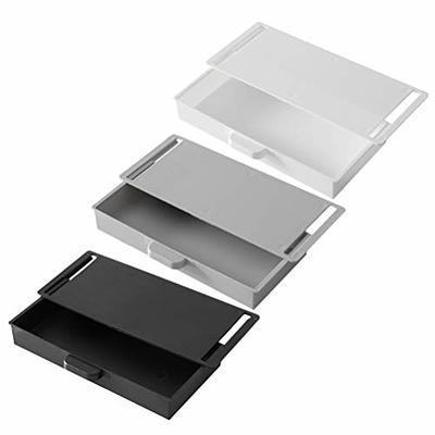 Plastic Self-Adhesive Kitchen Drawer Tray Under Desk Sliding Drawer  Organizer for Cutlery - China Storage Organizer and Large Storage Box price