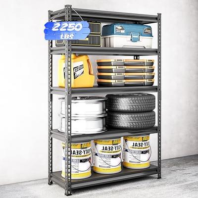 AR Shelving Garage Series Metal Corner Shelf — 24in., 500-Lb. Capacity per  Level