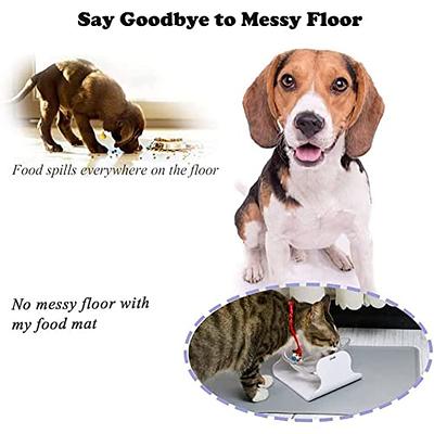 Silicone Waterproof Dog Cat Pet Food Mats Tray - Non Slip Pet Dog