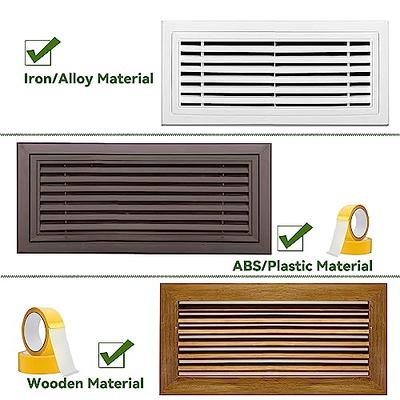 Magnetic Air Vent Covers, Strong Magnet Cover 6 X 12 (4-Pack), with  Powerful Sticky Adhesive for RV/Home HVAC/Ceilings/Wall/Floor Air Register  