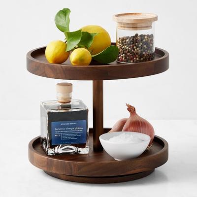 Hold Everything Lazy Susan, 10, Walnut