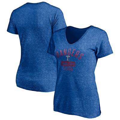 Women's Fanatics Branded Royal Buffalo Bills Hometown Sweep Long Sleeve  V-Neck T-Shirt