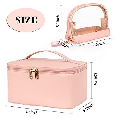 Mini Travel Makeup Bag, 1pc Multifunctional Cosmetic Organizer Handbag Bath  Shower Wallet Pouch Portable Cosmetics Brush Storage Clutch with Zipper  Closure for Lipstick, Brush, Skincare, Mobile Phone, Coin, Small Items, for  Home
