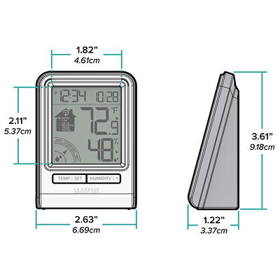 La Crosse Technology 308-1409wt-cbp Wireless Thermometer, White