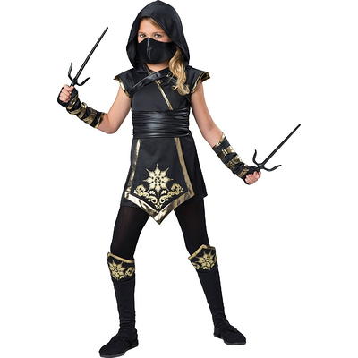  Spooktacular Creations Women Ninja Costume, with Hooded Romper  and Ninja Mask for Adult Halloween Dress Up Party Cosplay-M: Clothing,  Shoes & Jewelry