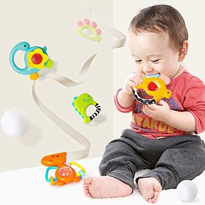 iPlay, iLearn 10pcs Baby Rattles Toys Set, Infant Grab Shake Rattle,  Sensory Teether, Babies Development Learning Music Toy, Newborn First  Birthday