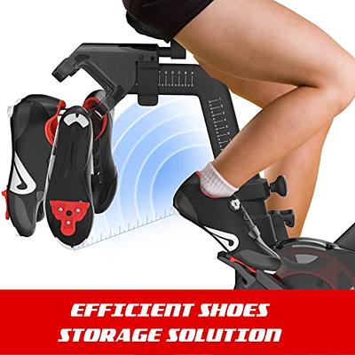 Metal Shoe Rack for Peloton Bike - Does Not Fit Bike+ - Accessories for Peloton - Holds 2 Pairs of Peloton Shoes (2-Pack)