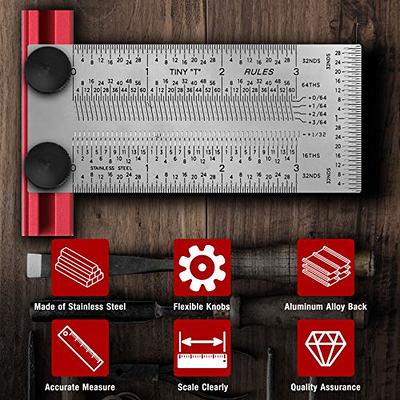 48 Graduated Stainless Steel Blade T-Square: inch and Metric