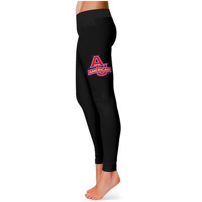 Women's Black Florida Gulf Coast Eagles Plus Size Thigh Logo Yoga