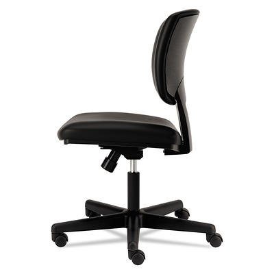 Mainstays Ergonomic Office Chair with Adjustable Headrest, Black Fabric, 275lb Capacity