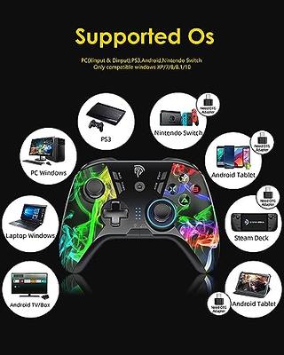 Wired PC Game Controller, Joystick Gamepad Controller for PC Game  Controller Compatible With Steam, PS3, Windows 10/8/7 PC, Laptop, TV Box,  Android