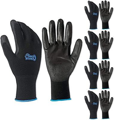 Gorilla Grip Slip Resistant All Purpose Work Gloves 25 Pack (Large)
